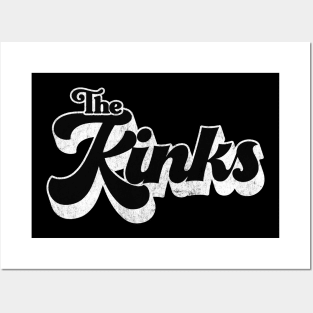 The Kinks  / Retro Faded Style Posters and Art